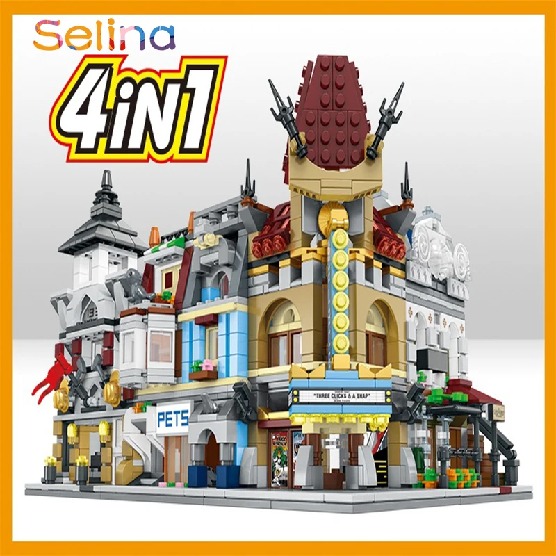 4 set Sembo street view blocks 1363pcs City urban architecture view Cinema Shop building blocks Pets hospital building blocks
4 set Sembo street view blocks 1363pcs City urban architecture view Cinema Shop building blocks Pets hospital building blocks