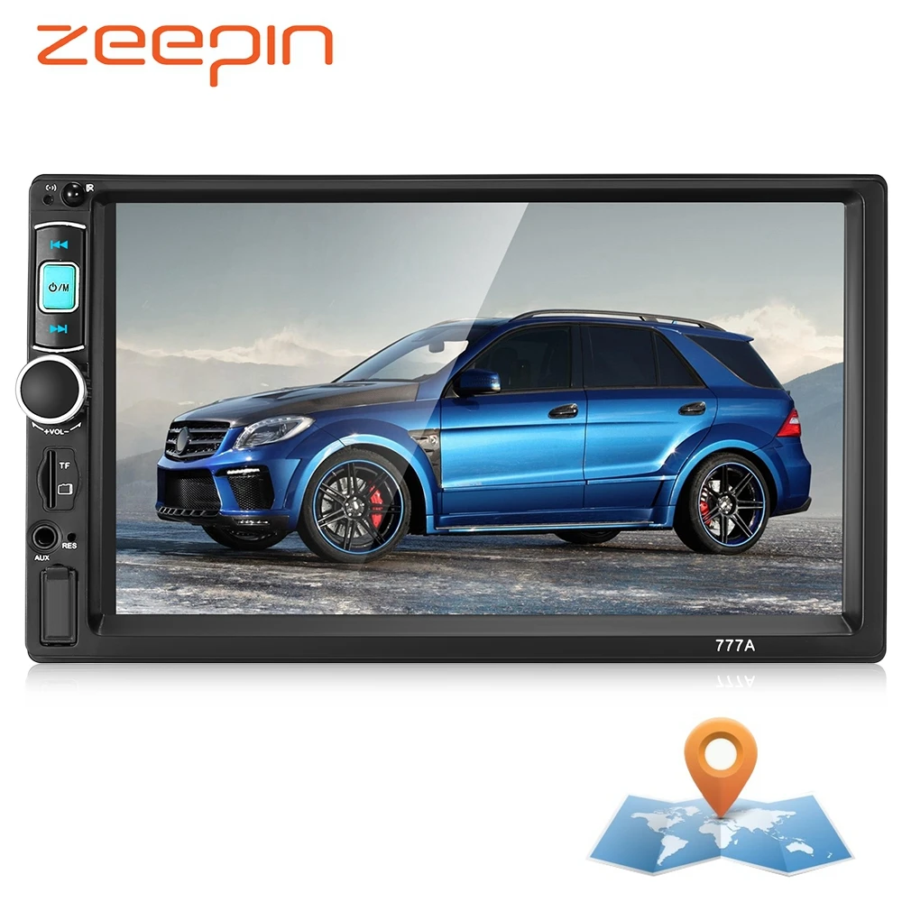 Bluetooth GPS Car MP5 Player Stereo Audio FM Auto Radio 7'' Touch screen GPS Navigation USB Aux in Video with Remote Controller
Bluetooth GPS Car MP5 Player Stereo Audio FM Auto Radio 7'' Touch screen GPS Navigation USB Aux in Video with Remote Controller