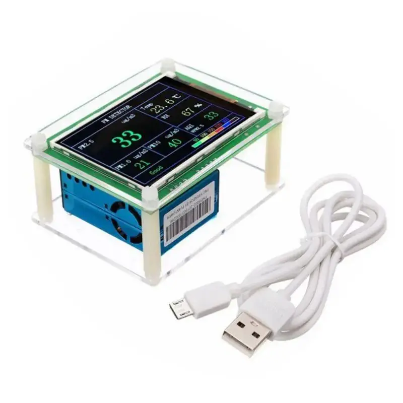 2.8Inch TFT LCD Display Screen Module High Sensitivity PM2.5 Air Quality Detector Dust Sensor for Household Car Use
2.8Inch TFT LCD Display Screen Module High Sensitivity PM2.5 Air Quality Detector Dust Sensor for Household Car Use