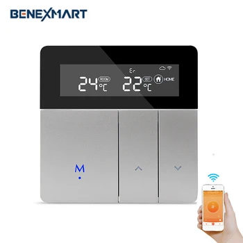 WiFi Smart Thermostat Temperature Controller for Water/Electric Floor Heating Water/Gas Boiler Works with Alexa Google Home
WiFi Smart Thermostat Temperature Controller for Water/Electric Floor Heating Water/Gas Boiler Works with Alexa Google Home