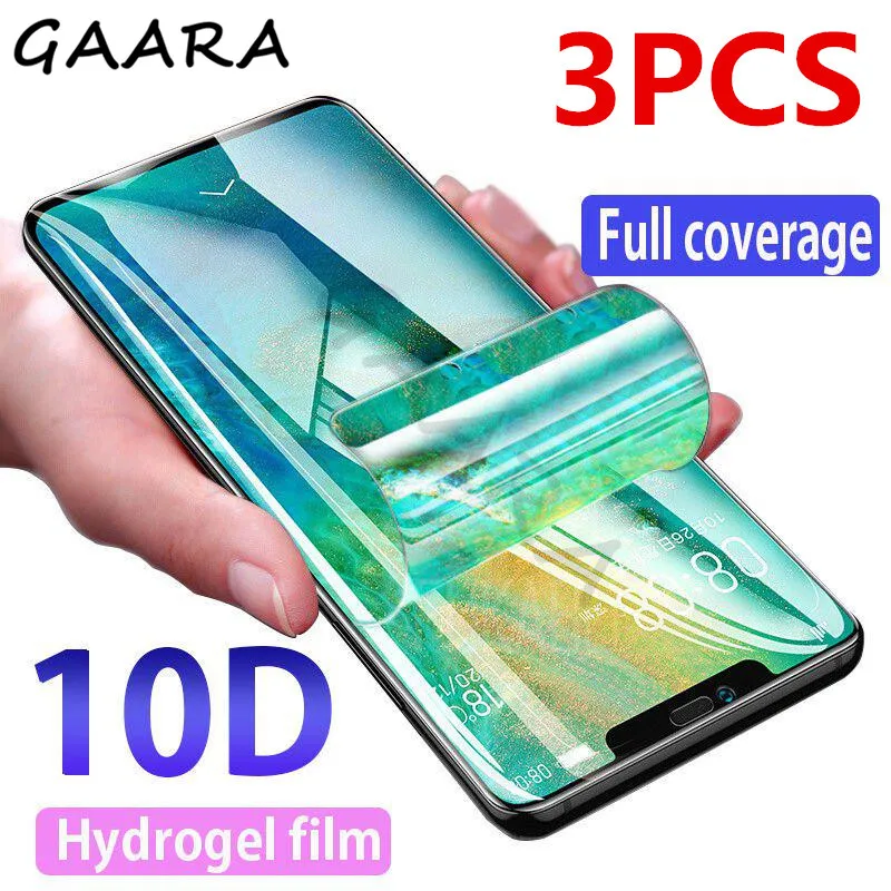 3PCS 10D Full Cover Hydrogel Film for iPhone 5 5S SE XR Soft Transparent Screen Protector Film for iPhone 6 6S 7 8 Plus X XS Max
3PCS 10D Full Cover Hydrogel Film for iPhone 5 5S SE XR Soft Transparent Screen Protector Film for iPhone 6 6S 7 8 Plus X XS Max