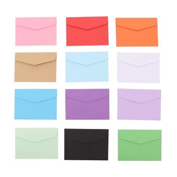 120Pcs Mini Envelopes Small Greeting Card Message Card Letter Stationary Storage Paper Gift (Random Color)
120Pcs Mini Envelopes Small Greeting Card Message Card Letter Stationary Storage Paper Gift (Random Color)