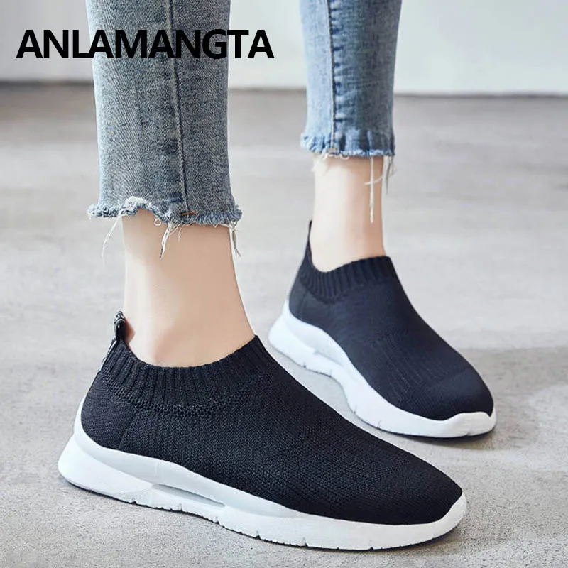 Women's Flying Knit Shoes Spring Casual Shoes Slip On Women Sneakers Heighten Comfortable Breathable Leisure Shoes 2020 New
Women's Flying Knit Shoes Spring Casual Shoes Slip On Women Sneakers Heighten Comfortable Breathable Leisure Shoes 2020 New