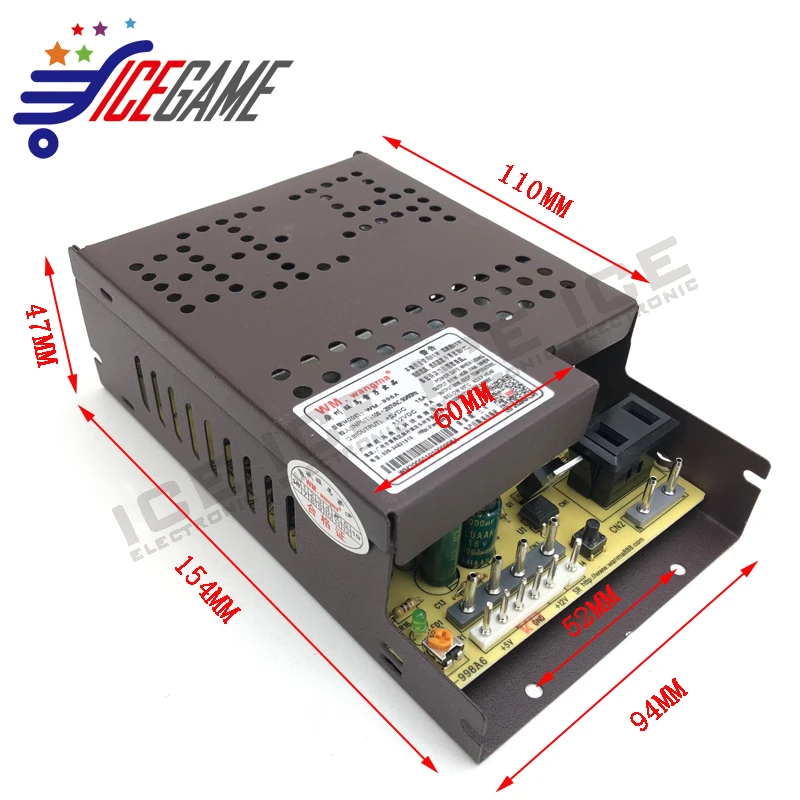 Arcade Switching Power Supply 100~260VAC +12V6A /+5V15A Adapter for Simulate Game Machine/ slot machine Power supply
Arcade Switching Power Supply 100~260VAC +12V6A /+5V15A Adapter for Simulate Game Machine/ slot machine Power supply