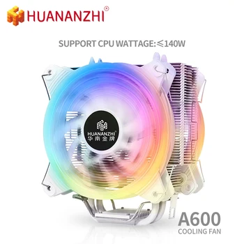 HUANANZHI A600 4 Copper Heat Pipe LED CPU Cooler Cooling Fan Radiator Quiet Dual Fan Cooler Heatsink
HUANANZHI A600 4 Copper Heat Pipe LED CPU Cooler Cooling Fan Radiator Quiet Dual Fan Cooler Heatsink