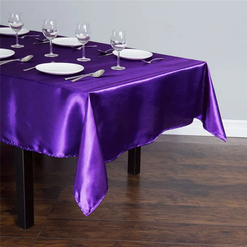 Multicolor Satin Wedding Birthday Table Cloth Rectangle Table Cover Table Overlay For Event Party Hotel Decoration
Multicolor Satin Wedding Birthday Table Cloth Rectangle Table Cover Table Overlay For Event Party Hotel Decoration
