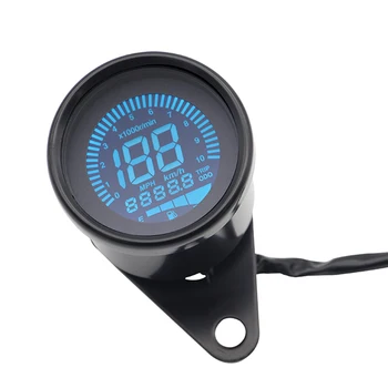 Digital Motorcycle Speedometer 7-Color LED Backlight LCD Odometer Tachometer Oil Level Meter 12V Universal Metal Instruments
Digital Motorcycle Speedometer 7-Color LED Backlight LCD Odometer Tachometer Oil Level Meter 12V Universal Metal Instruments