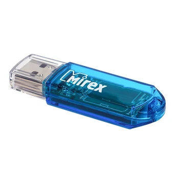 

Flash drive Mirex ELF BLUE, 4 GB, USB2.0, read up to 25 Mb / s, write up to 15 Mb / s, blue 1803039