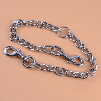 Silver 2 Way Metal Iron No Tangle Lead Chain Double Twin Walking Pet Dog Leash Coupler Safety For Medium Dogs High Quality
Silver 2 Way Metal Iron No Tangle Lead Chain Double Twin Walking Pet Dog Leash Coupler Safety For Medium Dogs High Quality