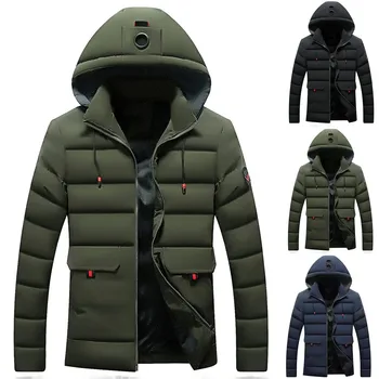 Winter 2020 Men Casual Winter Solid Warm Zipper Long Sleeve Hooded Jacket Coat Outwear Tops Dropshipping Fashion leisure work
Winter 2020 Men Casual Winter Solid Warm Zipper Long Sleeve Hooded Jacket Coat Outwear Tops Dropshipping Fashion leisure work