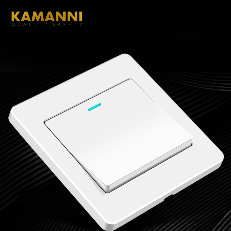 KAMANNI wall switch 1/2/3/4 combination button LED light lighting switch on / off wall switch button switch plastic panel
KAMANNI wall switch 1/2/3/4 combination button LED light lighting switch on / off wall switch button switch plastic panel