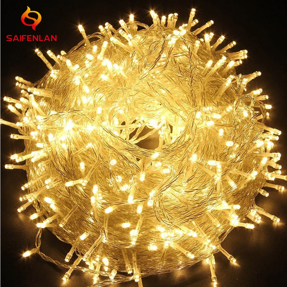LED Fairy Lights Christmas String Lights Garland 10M 20M 30M 50M 100M String Waterproof Wedding Party Xmas Tree Holiday Light
LED Fairy Lights Christmas String Lights Garland 10M 20M 30M 50M 100M String Waterproof Wedding Party Xmas Tree Holiday Light