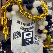 16 Inch Foil Chain Balloons Hip Hop Retro Theme Birthdays Weddings Graduations Arch Christmas Hen Party Decoration Supplies
16 Inch Foil Chain Balloons Hip Hop Retro Theme Birthdays Weddings Graduations Arch Christmas Hen Party Decoration Supplies