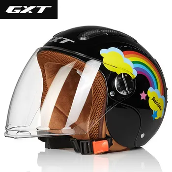 GXT Children Helmet Motorcycle 3/4 Open Face Casco Moto Summer Motorbike Riding Helmet Child Safety Electric Bicycle Helmet
GXT Children Helmet Motorcycle 3/4 Open Face Casco Moto Summer Motorbike Riding Helmet Child Safety Electric Bicycle Helmet