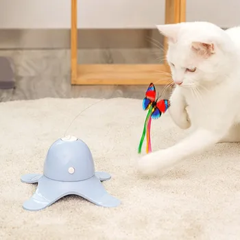 Electric Cat Teaser Wand Toy With Butterfly Attachment Scratch Resistant Cat Toy Automatic Kitten Interactive Toy
Electric Cat Teaser Wand Toy With Butterfly Attachment Scratch Resistant Cat Toy Automatic Kitten Interactive Toy