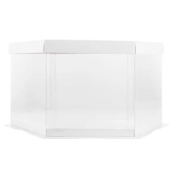 1Pc Transparent Cake Box Birthday Cake Carrier Hexagonal Packaging Box
1Pc Transparent Cake Box Birthday Cake Carrier Hexagonal Packaging Box