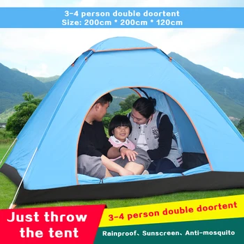 Automatic Pop Up Outdoor Family Camping Tent 1 2 3 4 Person Multiple Models Easy Open Camp Tents Ultralight Instant Shade
Automatic Pop Up Outdoor Family Camping Tent 1 2 3 4 Person Multiple Models Easy Open Camp Tents Ultralight Instant Shade