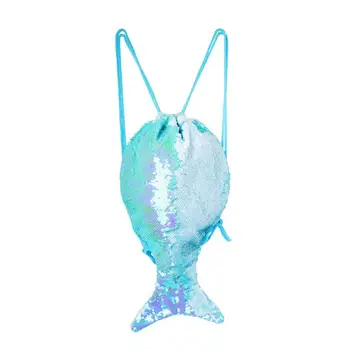 Sequin Drawstring Backpack Mermaid Tail Shape Multipurpose Storage Pouch for Gym Sports cute casual backpack fashion daypacks
Sequin Drawstring Backpack Mermaid Tail Shape Multipurpose Storage Pouch for Gym Sports cute casual backpack fashion daypacks