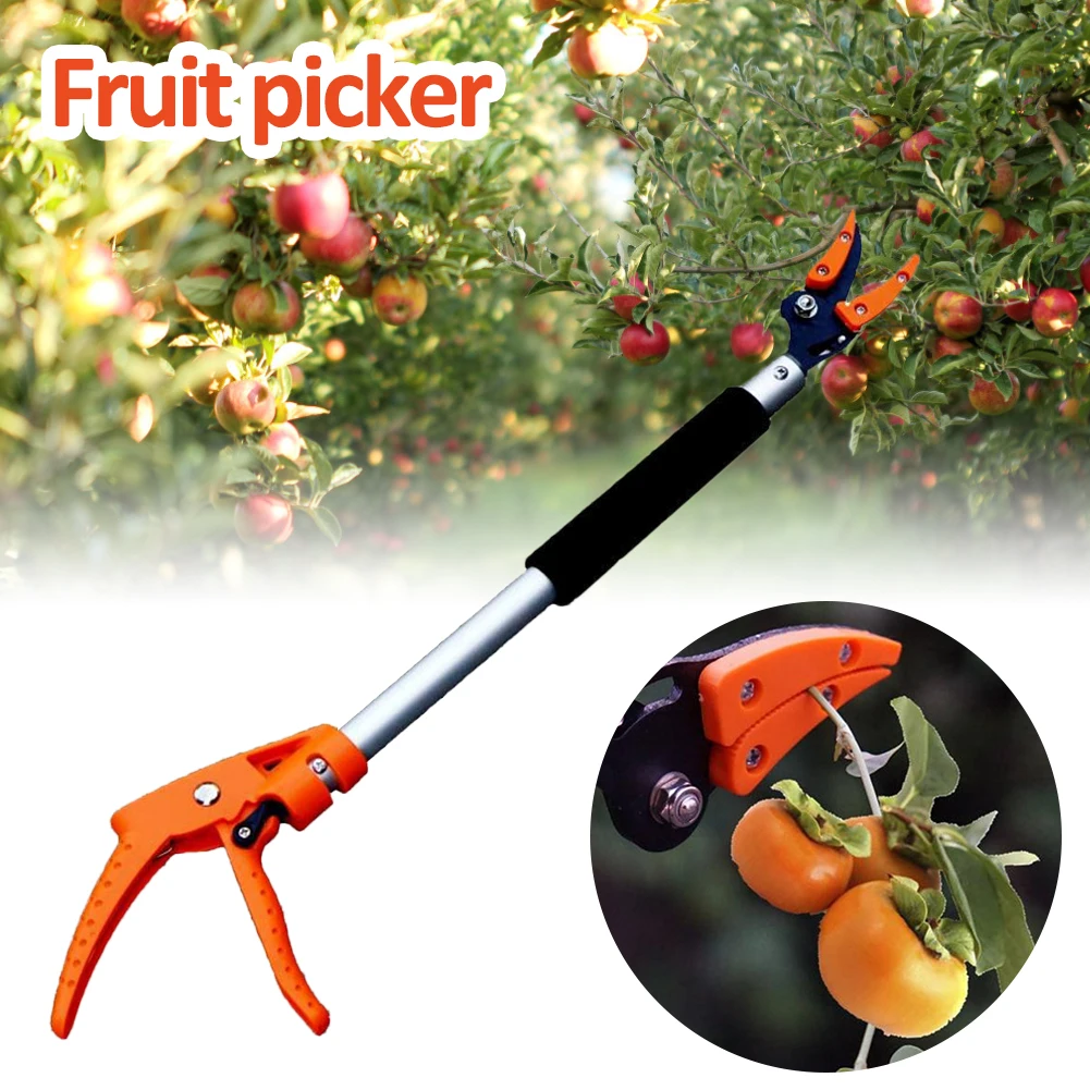 23.6in Tree Trimmer High Branch Pruning Tool Long Reach Aluminium Handle Fruit Picker Pruner Tree Cutter Garden Shear
23.6in Tree Trimmer High Branch Pruning Tool Long Reach Aluminium Handle Fruit Picker Pruner Tree Cutter Garden Shear