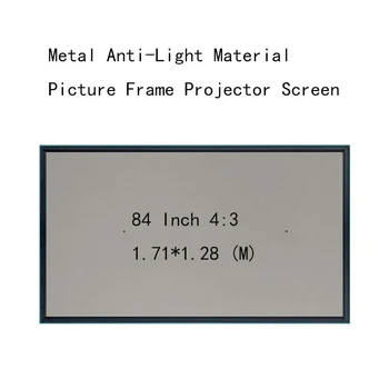 Thinyou Wall Mounted Picture frame Projection Screens 84inch 4:3 Metal Anti-Light Material 4.5 CM frame HD projector screen
Thinyou Wall Mounted Picture frame Projection Screens 84inch 4:3 Metal Anti-Light Material 4.5 CM frame HD projector screen