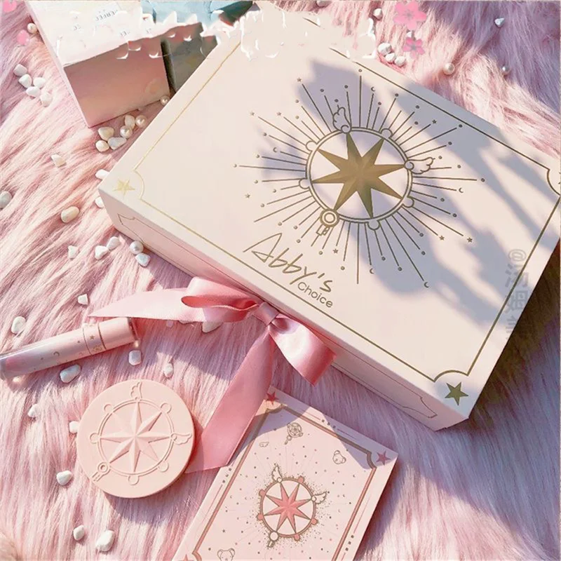 little Sakura Co-branded Limited Edition Makeup Set EyeShadow Palette Lip Glaze Powder makeup cosmetic set
little Sakura Co-branded Limited Edition Makeup Set EyeShadow Palette Lip Glaze Powder makeup cosmetic set