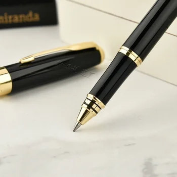 Baoer Roller Ballpoint Pen Golden black GelPens Luxury Caneta Writing Supplies Pensden For Business Writing Gift Brand Metal
Baoer Roller Ballpoint Pen Golden black GelPens Luxury Caneta Writing Supplies Pensden For Business Writing Gift Brand Metal