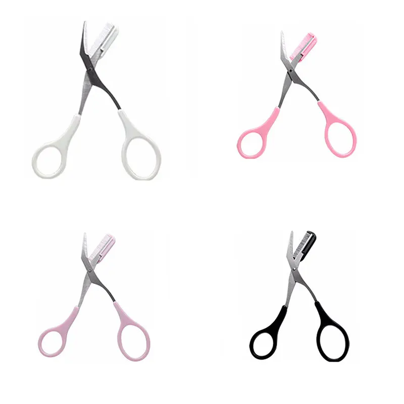 Stainless Steel Eyebrow Trimmer Scissors with Comb Hair Removal Shears Comb Eyelash Combing Eyebrow Razor Beauty Makeup Tools
Stainless Steel Eyebrow Trimmer Scissors with Comb Hair Removal Shears Comb Eyelash Combing Eyebrow Razor Beauty Makeup Tools