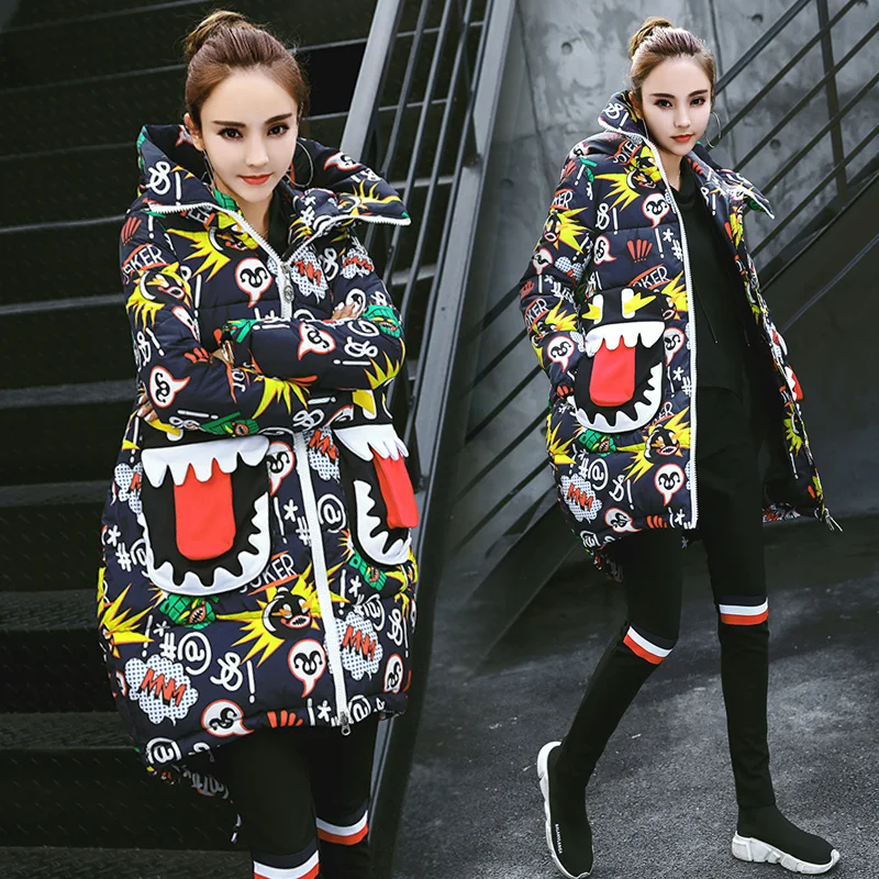 Winter Parkas Women 2019 fashion New Long thicken Warm Hip-hop style Jacket Coat Casual hooded outwear Parka coat M-2XL
Winter Parkas Women 2019 fashion New Long thicken Warm Hip-hop style Jacket Coat Casual hooded outwear Parka coat M-2XL