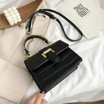 Stone Pattern PU Leather Shoulder Bags for Women 2020 Lock Designer Simple Crossbody Bag Female Travel Handbags Sac A Main
Stone Pattern PU Leather Shoulder Bags for Women 2020 Lock Designer Simple Crossbody Bag Female Travel Handbags Sac A Main