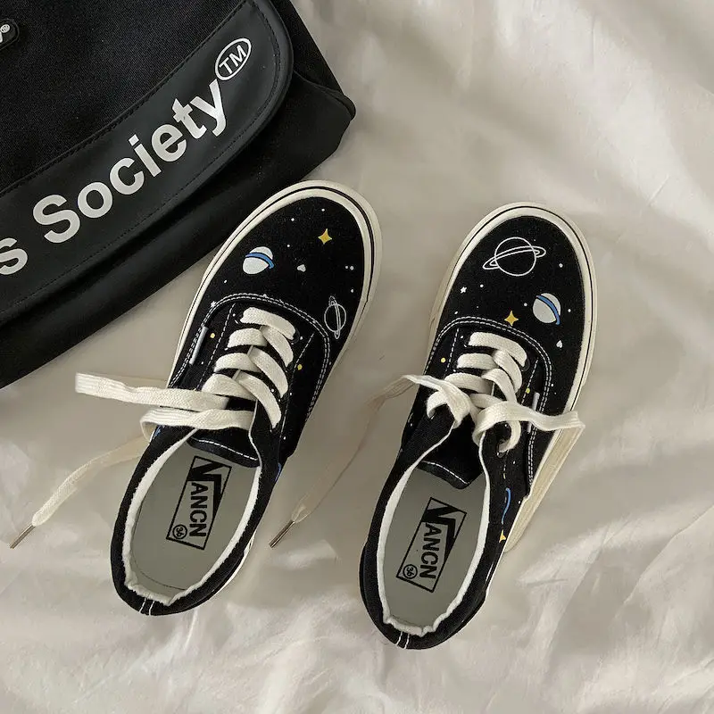 Sneakers Women's Sports Shoes Planet Anime Kawaii Casual Flats 2021 Spring Female Fashion Vulcanize Tennis Footwear Sneakers Women's Sports Shoes Planet Anime Kawaii Casual Flats 2021 Spring Female Fashion Vulcanize Tennis Footwear