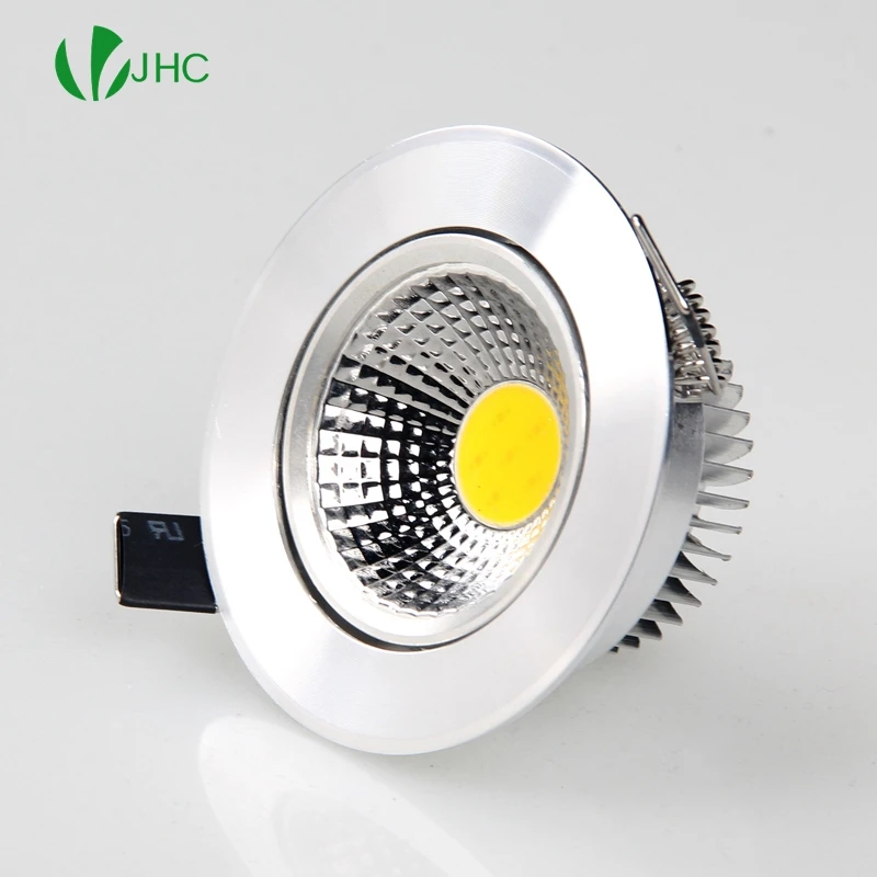 

1pcs ac110v 220v Dimmable Led downlight light COB Ceiling Spot Light 3w 5w 7w 12w 15W ceiling recessed Lights Indoor Lighting