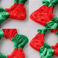 Хорошее качество домашнее животное Рождество красный и зеленый сшивание ювелирных изделий Воротник