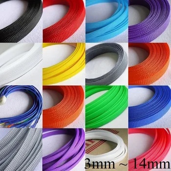 5M 3 4 6 8 10 12 14 mm Cable Sleeve PET Braided Expandable Wire Wrap Insulated Nylon High Density Tight Sheath Protector Harness
5M 3 4 6 8 10 12 14 mm Cable Sleeve PET Braided Expandable Wire Wrap Insulated Nylon High Density Tight Sheath Protector Harness