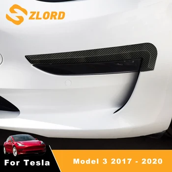 Zlord For Tesla Model 3 2017 - 2020 Accessories Car Front Fog Light Trim Strips Decoration Cover Exterior Carbon Fiber Styling
Zlord For Tesla Model 3 2017 - 2020 Accessories Car Front Fog Light Trim Strips Decoration Cover Exterior Carbon Fiber Styling