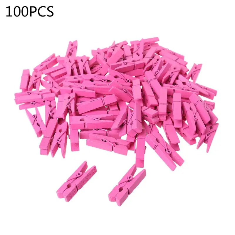 100Pcs Mini Natural Wooden Clothes Photo Paper Peg Pin Clothespin Craft Clips School Office Stationery
100Pcs Mini Natural Wooden Clothes Photo Paper Peg Pin Clothespin Craft Clips School Office Stationery
