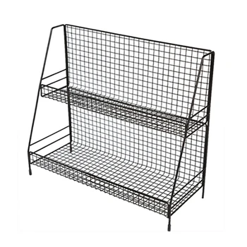 Iron Desktop Storage Shelf Cosmetic Storage Box Double Layers Rack Multifunction Utensil Bracket Organizer Holder
Iron Desktop Storage Shelf Cosmetic Storage Box Double Layers Rack Multifunction Utensil Bracket Organizer Holder