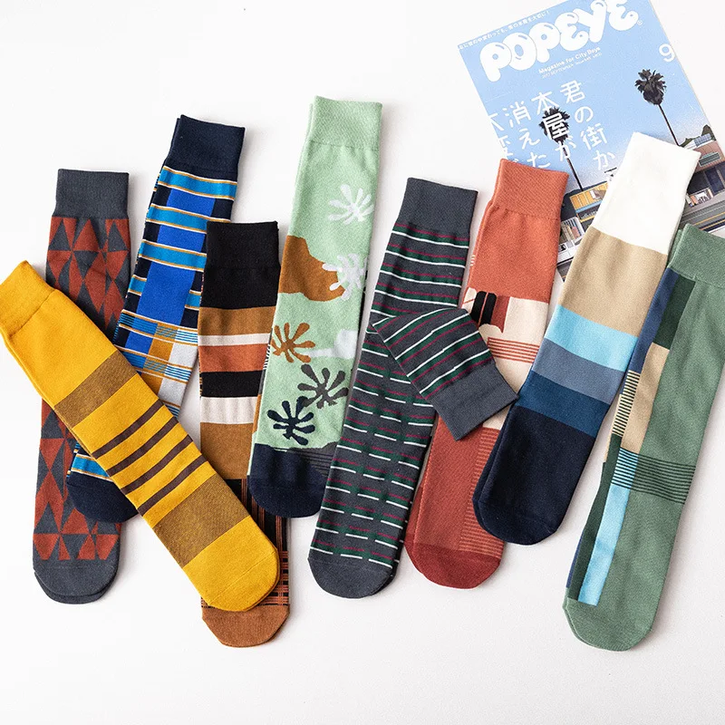 Socks high quality Socks geometric Stripe Girls long socks women over 2019 New Arrival
Socks high quality Socks geometric Stripe Girls long socks women over 2019 New Arrival