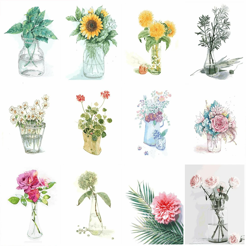 HUACAN Paint By Numbers Flowers HandPainted Drawing Canvas Pictures Oil Painting Kits DIY Coloring Home Decor Gift
HUACAN Paint By Numbers Flowers HandPainted Drawing Canvas Pictures Oil Painting Kits DIY Coloring Home Decor Gift