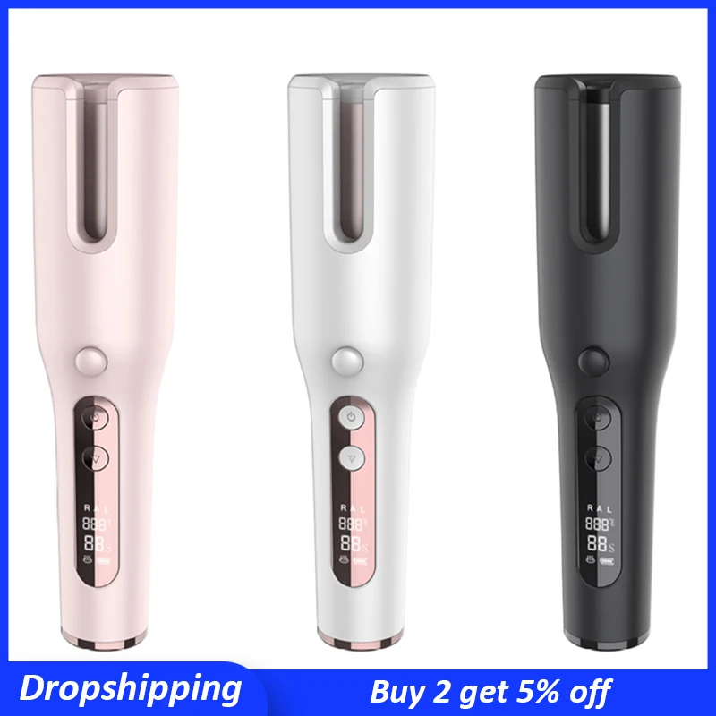 Hair Curler USB Charging Portable Auto Rotate Electric Heating Curling Irons Hair Wave Waver Styling Tools Hair Styler for Women
Hair Curler USB Charging Portable Auto Rotate Electric Heating Curling Irons Hair Wave Waver Styling Tools Hair Styler for Women