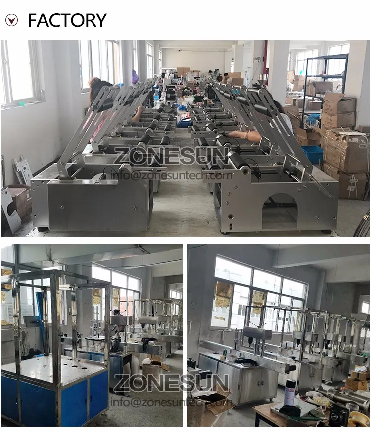 ZONESUN XL-T832 Automatic Sticker Adhesive Plane Bag Tag Food Paper Book Large Plastic Film Flat Packing Labeling Machine