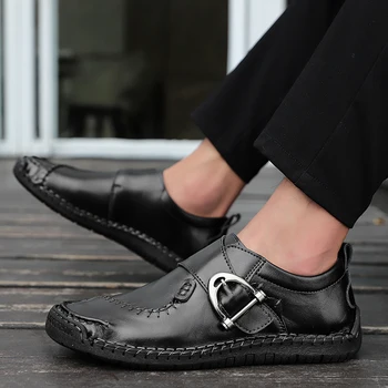 Italian Mens Shoes Casual spring autumn Men Loafers Genuine Leather Moccasins Comfy Breathable Slip On Boat Shoes big size 48
Italian Mens Shoes Casual spring autumn Men Loafers Genuine Leather Moccasins Comfy Breathable Slip On Boat Shoes big size 48
