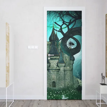 3D Magic castle Retro Wooden Door Stickers Creative Home Decor Decals Waterproof Enctrance Renovation Wallpapers 77x200cm
3D Magic castle Retro Wooden Door Stickers Creative Home Decor Decals Waterproof Enctrance Renovation Wallpapers 77x200cm