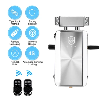 Intelligent Remote Control Lock Invisible Anti-theft Security Home Door Lock Remote Control Lock 4/20 Seconds Automatic Locking
Intelligent Remote Control Lock Invisible Anti-theft Security Home Door Lock Remote Control Lock 4/20 Seconds Automatic Locking