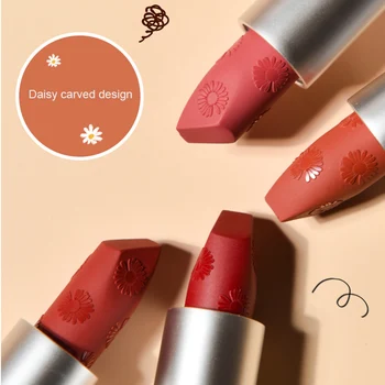 GOGOTALES Heartbeat Daisy Soft Mist Lipstick Matte Velvet Long Lasting Moisture Cosmetic Red Lip Matte Lipstick Waterproof TSLM2
GOGOTALES Heartbeat Daisy Soft Mist Lipstick Matte Velvet Long Lasting Moisture Cosmetic Red Lip Matte Lipstick Waterproof TSLM2