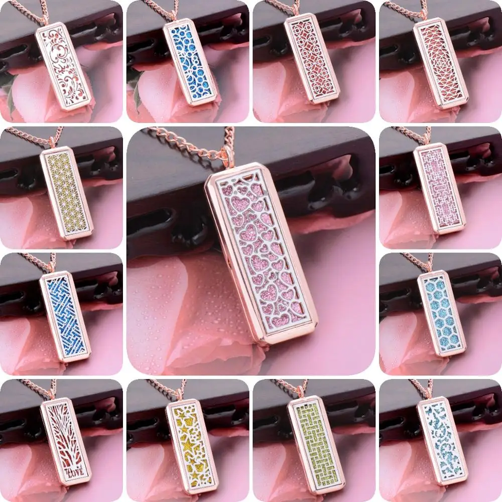 10Pcs/Lot Aromatherapy Necklace Pendant Diffuser Jewelry Rectangle Vintage Flower Aroma Diffuser Necklace Pendant Lockets
10Pcs/Lot Aromatherapy Necklace Pendant Diffuser Jewelry Rectangle Vintage Flower Aroma Diffuser Necklace Pendant Lockets