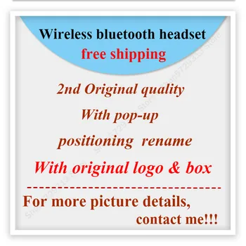 10pcs/ With GPS sensor function 2nd generation H1 chip App Pop-up animation Earphone Wireless charging Bluetooth Earphone
10pcs/ With GPS sensor function 2nd generation H1 chip App Pop-up animation Earphone Wireless charging Bluetooth Earphone