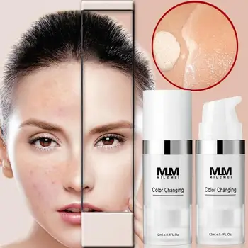 Temperature Change Concealer Transparent Natural Foundation Smooth Moisturizing Liquid Foundation Professional Makeup Base
Temperature Change Concealer Transparent Natural Foundation Smooth Moisturizing Liquid Foundation Professional Makeup Base