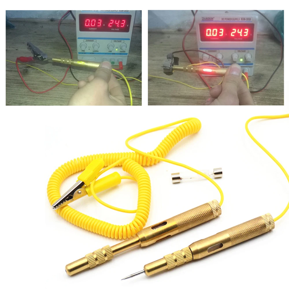 Electrical Voltage Tester Pen Automotive Car Light Lamp Test Pencil Probe Repair Pen For Tesla Model 3 Bmw E46 E90 Ford Focus 2
Electrical Voltage Tester Pen Automotive Car Light Lamp Test Pencil Probe Repair Pen For Tesla Model 3 Bmw E46 E90 Ford Focus 2
