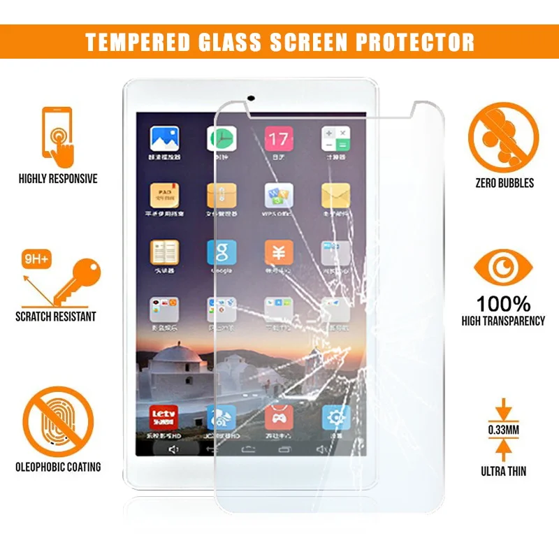 Screen Protector for ONDA V719 7 Inch Tablet Tempered Glass 9H Premium Scratch Resistant Anti-fingerprint Film Cover
Screen Protector for ONDA V719 7 Inch Tablet Tempered Glass 9H Premium Scratch Resistant Anti-fingerprint Film Cover