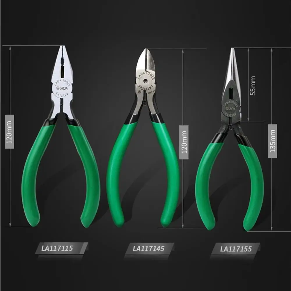LAOA 5 Inch Wire Cutter Long Nose Side Snips Nippers Mini Diagonal Pliers For Fishing Cable Cutting Hand Tools
LAOA 5 Inch Wire Cutter Long Nose Side Snips Nippers Mini Diagonal Pliers For Fishing Cable Cutting Hand Tools